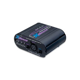 ART Caja de Inyección Activa e Interfaz Art X Direct con Entradas 1/4" y XLR, Salida Balanceada, Alimentación Phantom/Batería para PA y Sonido en Vivo